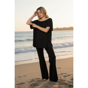 Mπλούζα  με κοντό μανίκι, χαμόγελο λαιμόκοψη, ύφασμα μπλούζας βαμβάκι 100%, μήκος από ώμο 65εκ., με άνοιγμα στην πλάτη,  με σχέδιο Κάκτος  