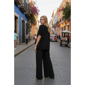 -30% ΠΡΟΣΦΟΡΑ Καλοκαιρινή  Μπλούζα  Μαύρη με σχέδιο Αυτοκίνητο Παντελόνα Μαύρη Βαμβάκι 100% 