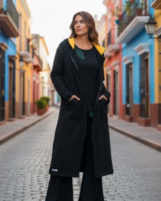 Πανωφόρι Μακρύ, Φούτερ με χνούδι, κλείνει μπροστά με φερμουάρ, Μήκος 120εκ., άνετο, ζεστό, με τσέπες, με κουκούλα, ο Μικρός Πρίγκιπας 