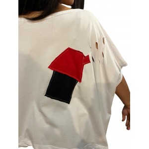 Καλοκαιρινή Μπλούζα σε στυλ Πόντσο Με υπέροχο στυλ Όμορφες στιγμές