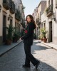 Μπλούζα με κουκούλα, ύφασμα  baby φουτερ σύνθεση βαμβάκι 100%, με σχέδιο λουλουδάκια 