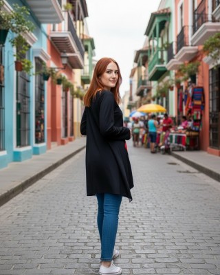 Μπλουζοφόρεμα μαύρο, λευκή φάσα στο τελείωμα, στρόγγυλη λαιμόκοψη, μήκος 70εκ. από ώμοβαμβάκι 95% ελασταν 5%,  μικρά πλαϊνά ανοίγματα στο τελείωμα, σχέδιο Κόκκινη Μαργαρίτα 