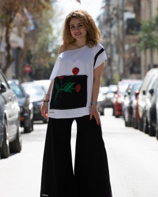 Παντελόνα Μαύρη Α γραμμή 