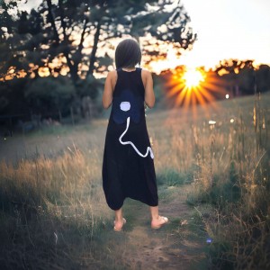 Φορεμα Μίντι Τζιν Τιράντα  my little one