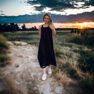 Φορεμα Μίντι Τζιν Τιράντα  my little one