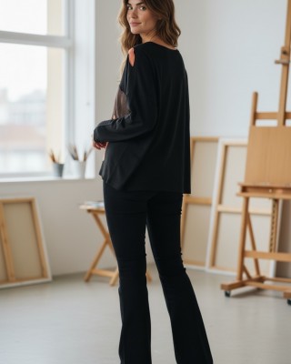 -25% ΠΡΟΣΦΟΡΑ  Χειμερινή Mπλούζα και Παντελόνι , σύνθεση υφάσματος Βαμβάκι 95% ελαστάν 5% 